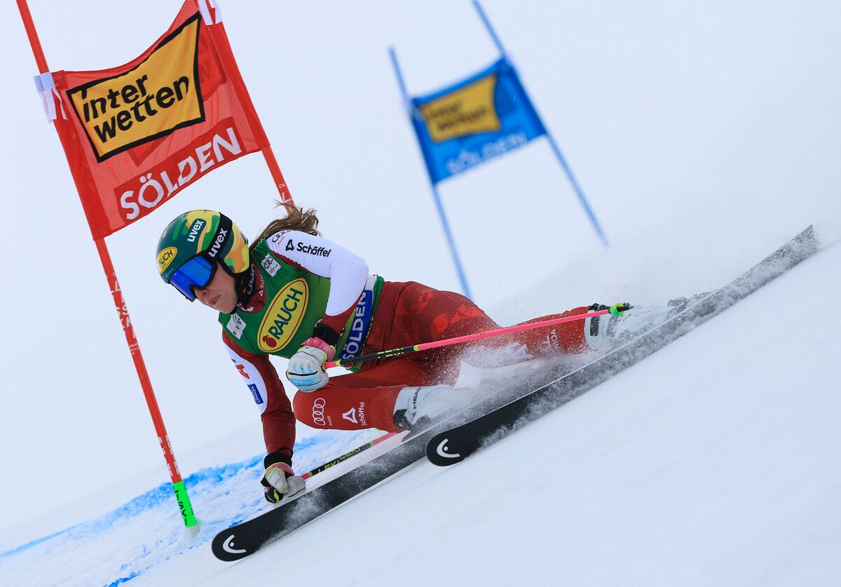Die 21-jährige Victoria Olivier aus Au will sich in Tremblant erstmals in dieser Saison für die Entscheidung der Top 30 qualifizieren. ⇒GEPA