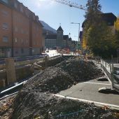 Montfortbrücke: Arbeiten gehen in nächste Bauphase