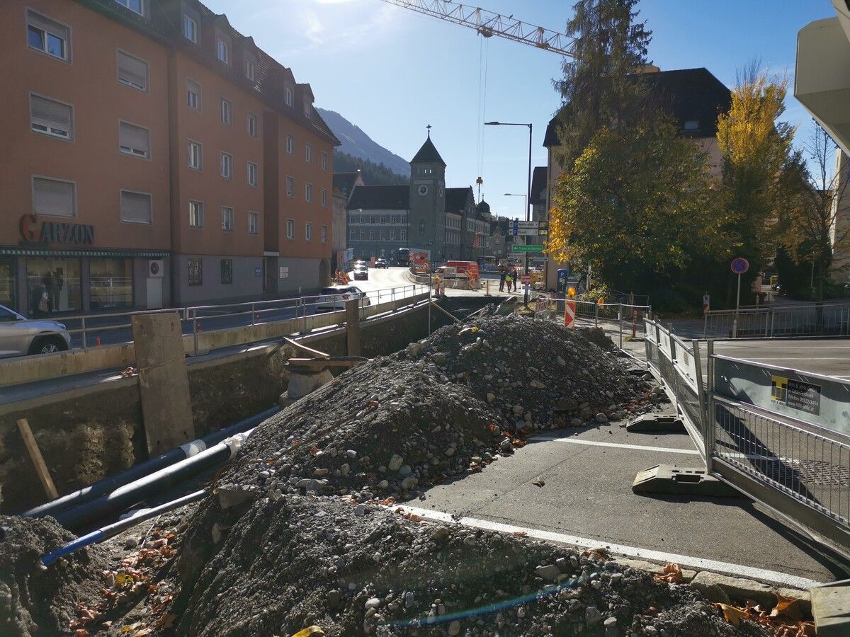 Die Arbeiten an der Montfortbrücke gehen in die nächste Phase. ⇒stadt feldkirch