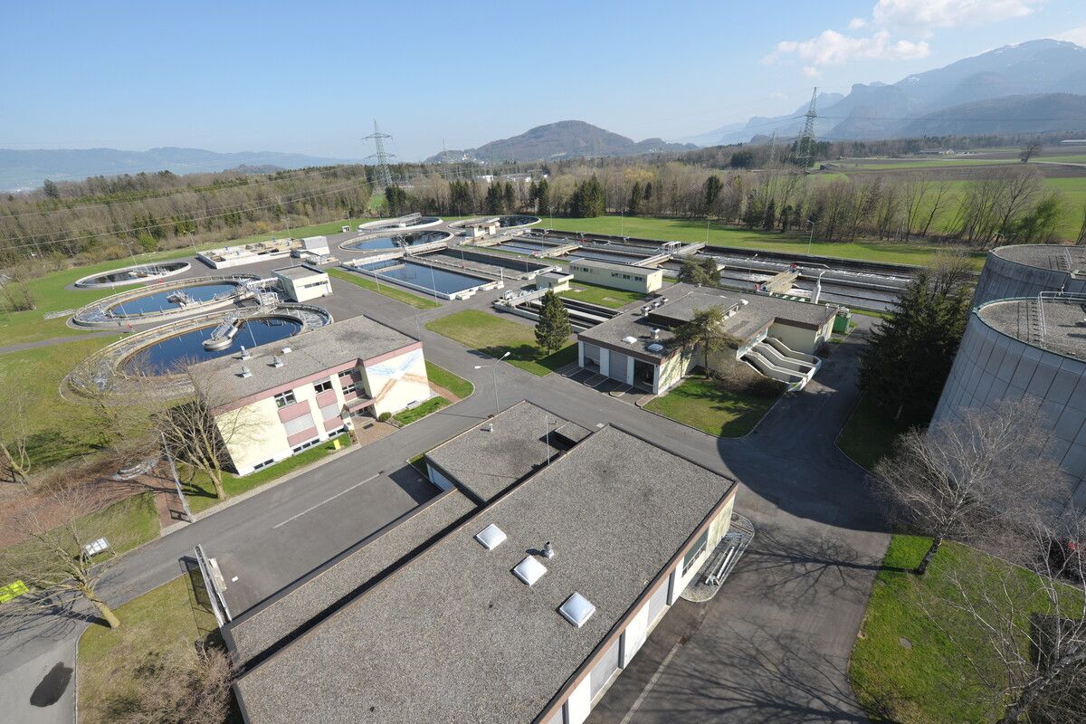 Die Kläranlage Meiningen gehört zu den größten des Landes. Hier sollte die Verbrennungsanlage gebaut werden. ⇒VN