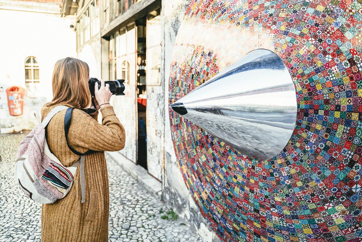 Die LX Factory befindet sich auf dem Gelände einer ehemaligen Textilfabrik.⇒Shutterstock