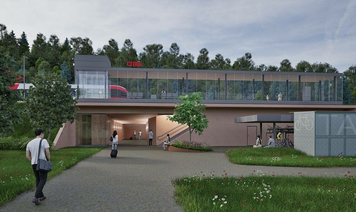 Die neue ÖBB-Haltestelle Feldkirch in Tosters eröffnet 2027. ⇒ÖBB (2)