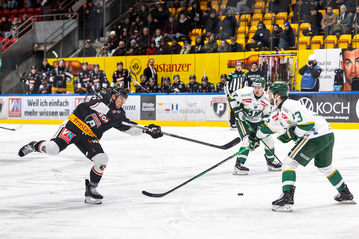 Die Pioneers scheiterten einmal mehr an ihrer schlechten Chancenauswertung und verpassten so die Chance auf ein besseres Ende gegen die Ungarn.⇒VN/Bildstein
