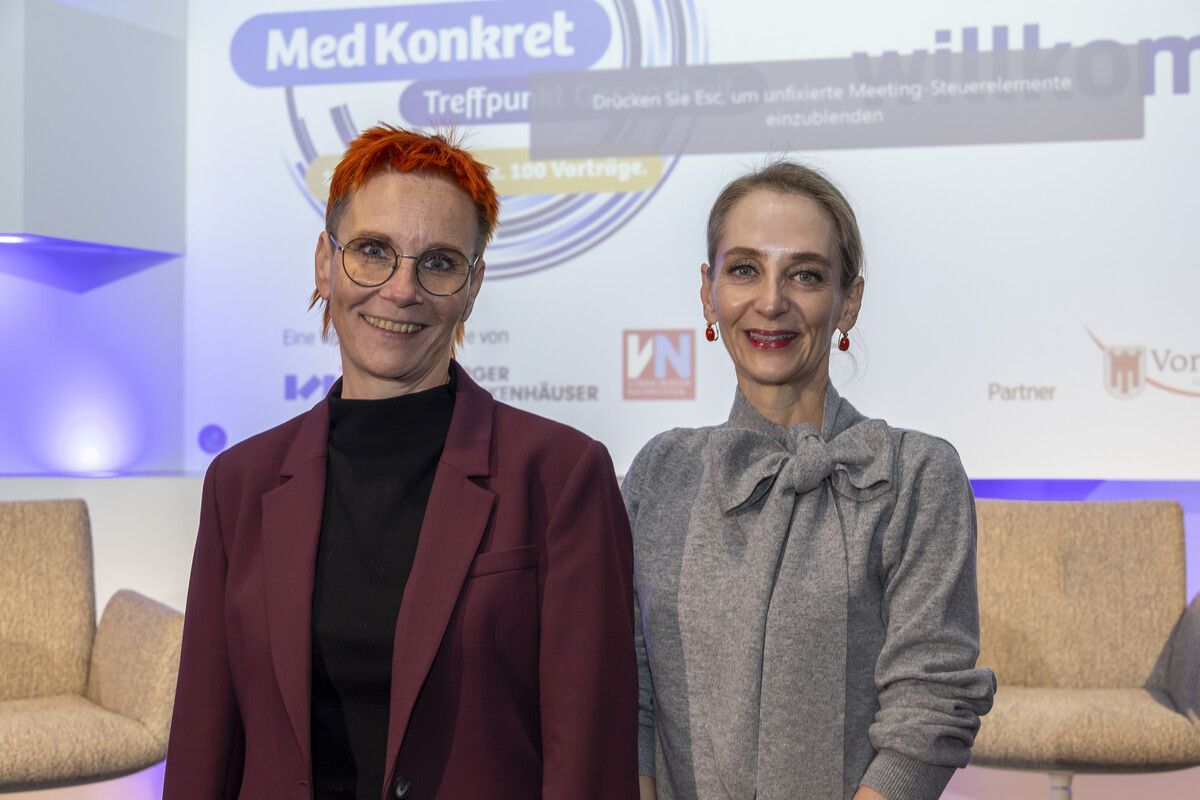 Die Referentinnen Sandra Dietrich und Nina Häring.