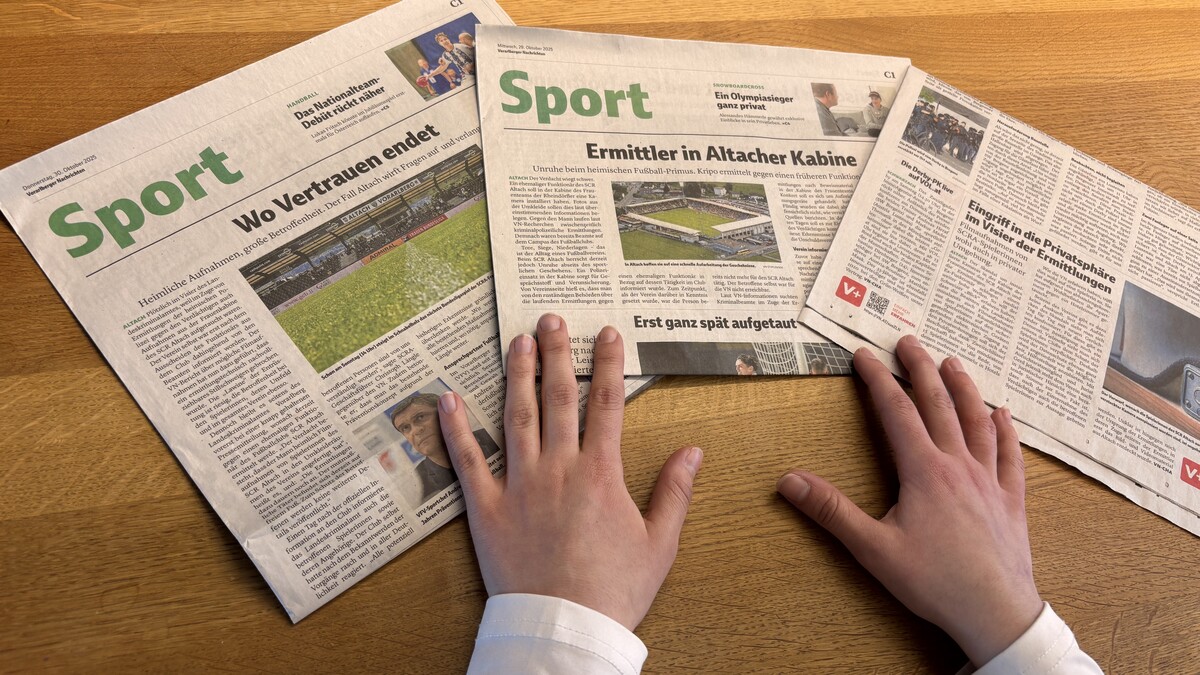 Die VN berichteten als Erstes über den Skandal in Altach.⇒Symbolbild