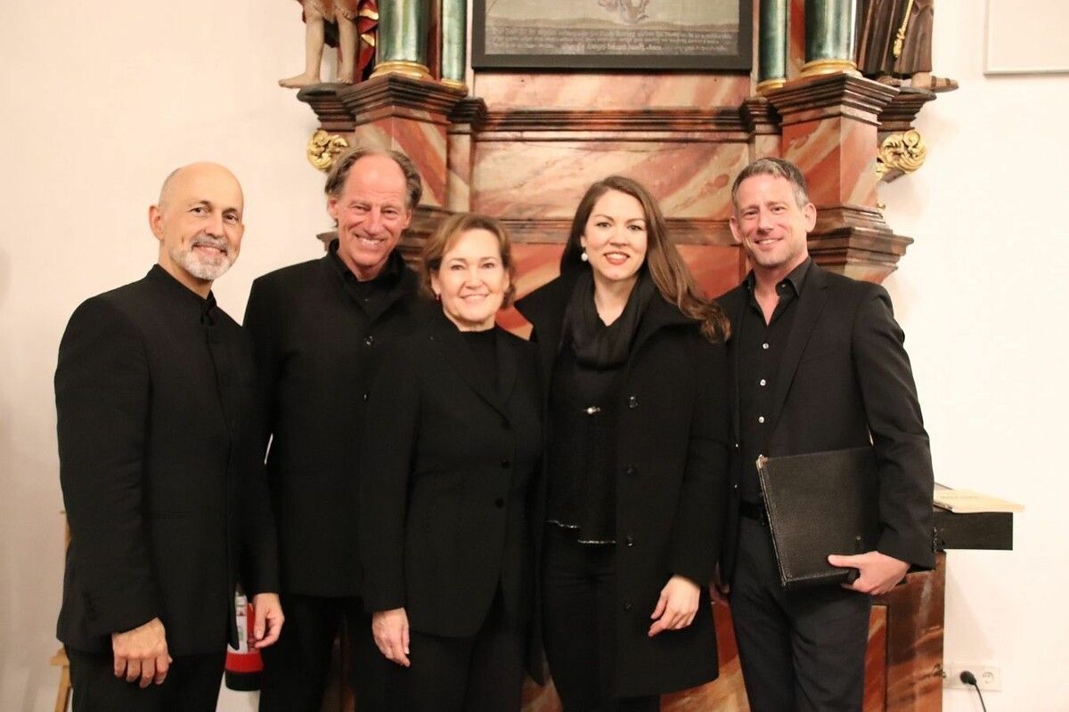 Domkapellmeister Benjamin Lack, Andreas Lebeda (Bass), Birgit Plankel (Sopran), Lea Elisabeth Müller (Alt) sowie Nik Kevin Koch (Tenor).⇒NaM