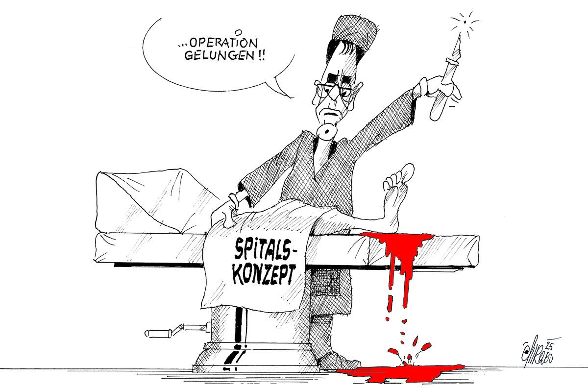 Dr. Wallner bei der Arbeit!