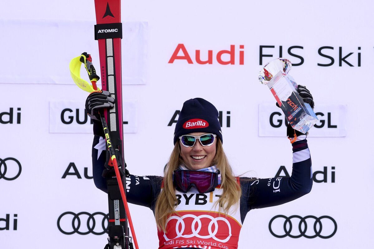 Due US-Amerikanerin Mikalea Shiffrin triumphierte wie schon in Levi und feierte in Gurgl ihren 103. Weltcupsieg und den 66. im Slalom.⇒GEPA