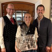 Die Trachtengruppe Bludenz feiert