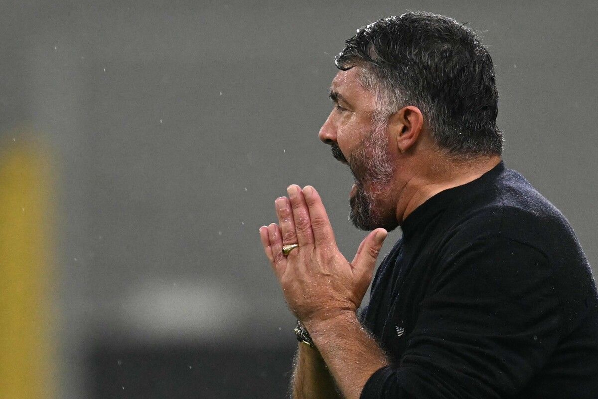 Ein verärgerter Gennaro Gattuso.⇒apa