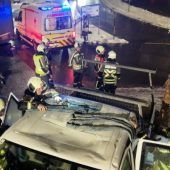 Unfall am Kreisverkehr in Andelsbuch