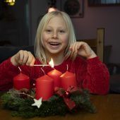 Das erste Lichtlein brennt