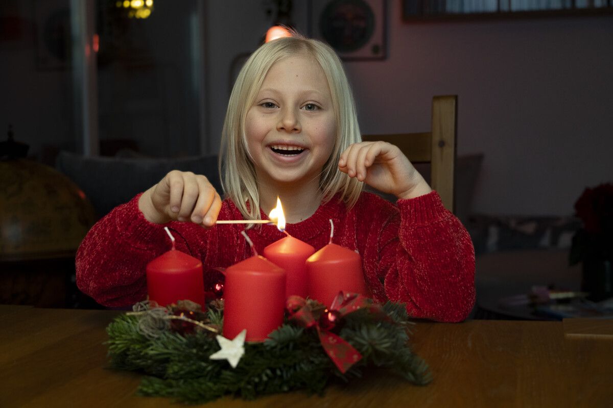 Das erste Lichtlein brennt