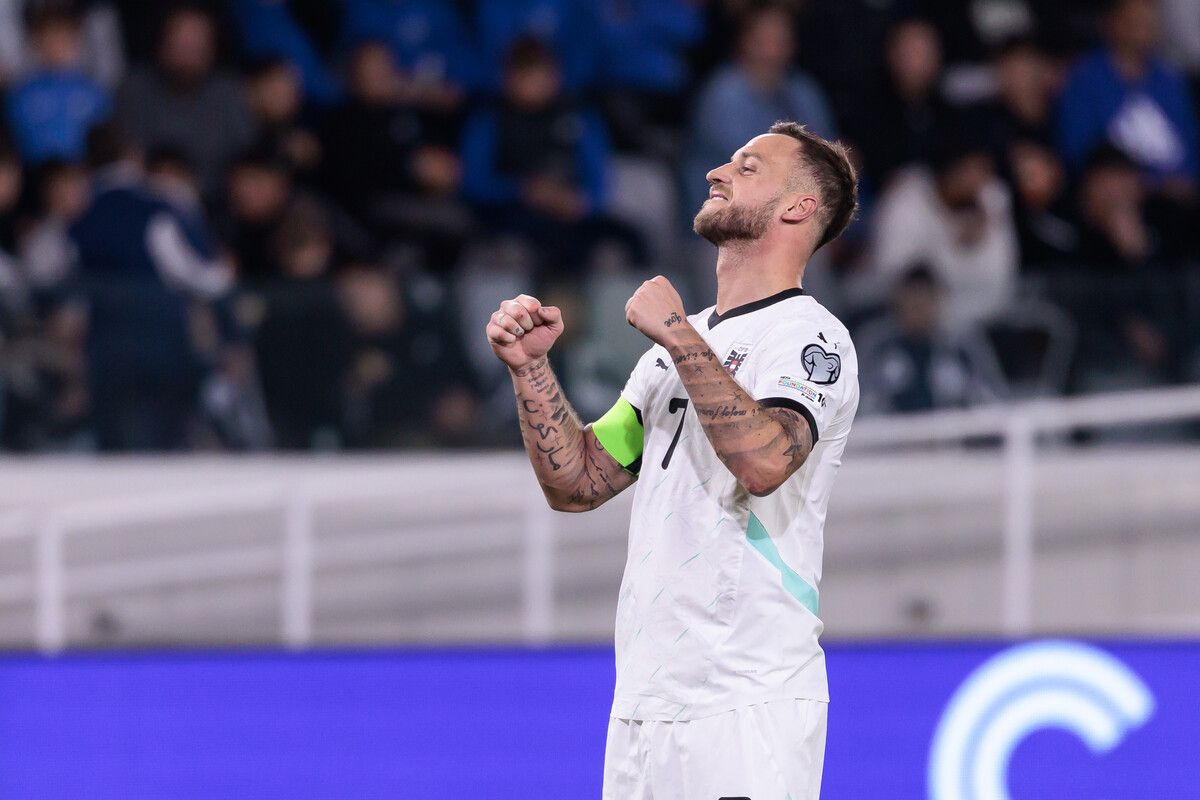 Gegen Zypern gelang Marko Arnautovic ein Doppelpack.⇒gepa