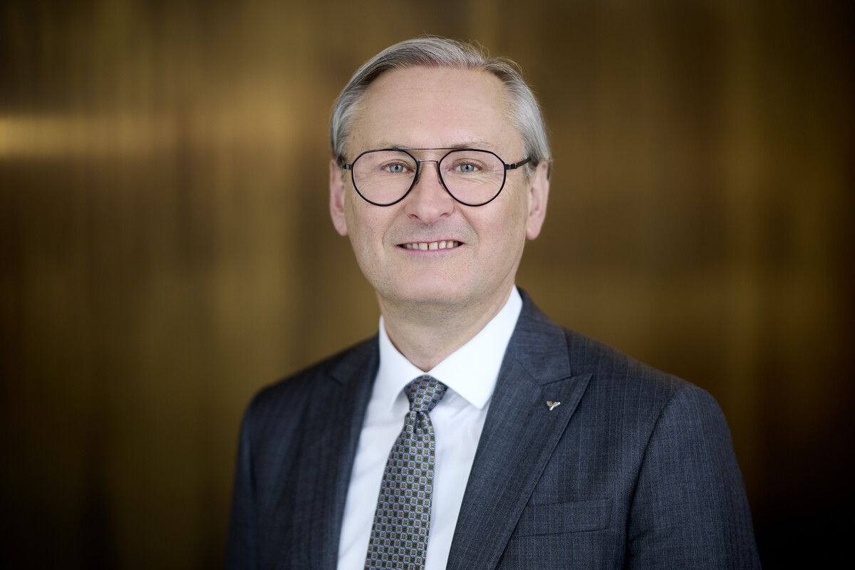 Gerhard Hamel, Vorstandsvorsitzender der Volksbank Vorarlberg.