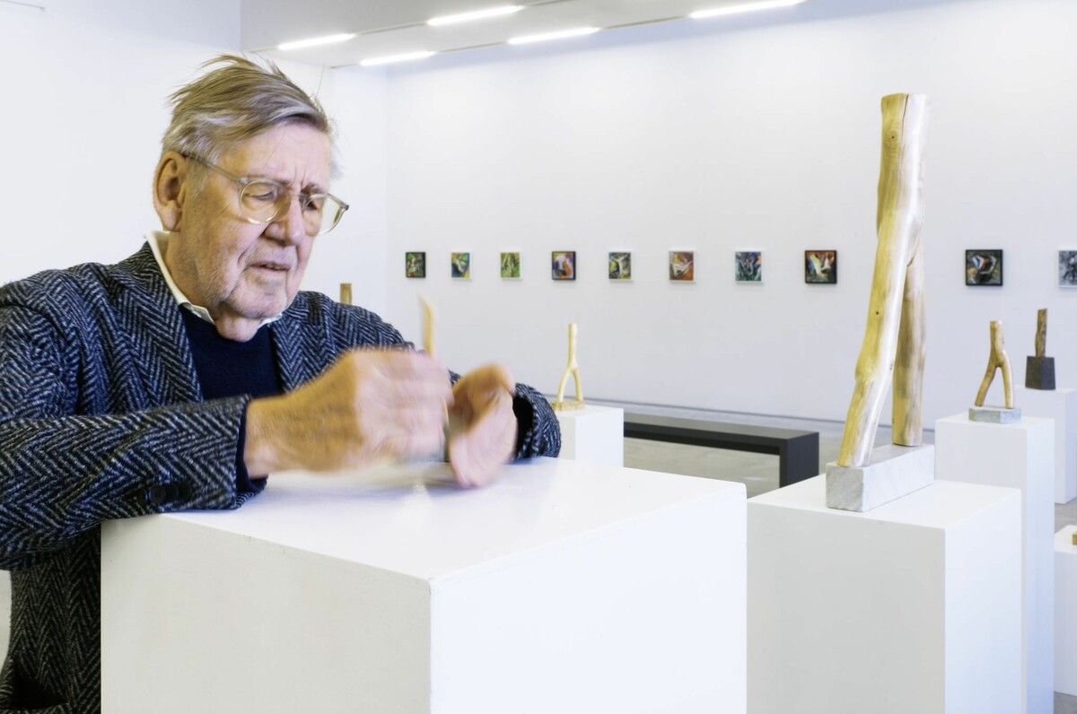 Gottfried Bechtold wird bei der heutigen Ausstellungseröffnung von 17 bis 22 Uhr anwesend sein. ⇒günter könig (3)