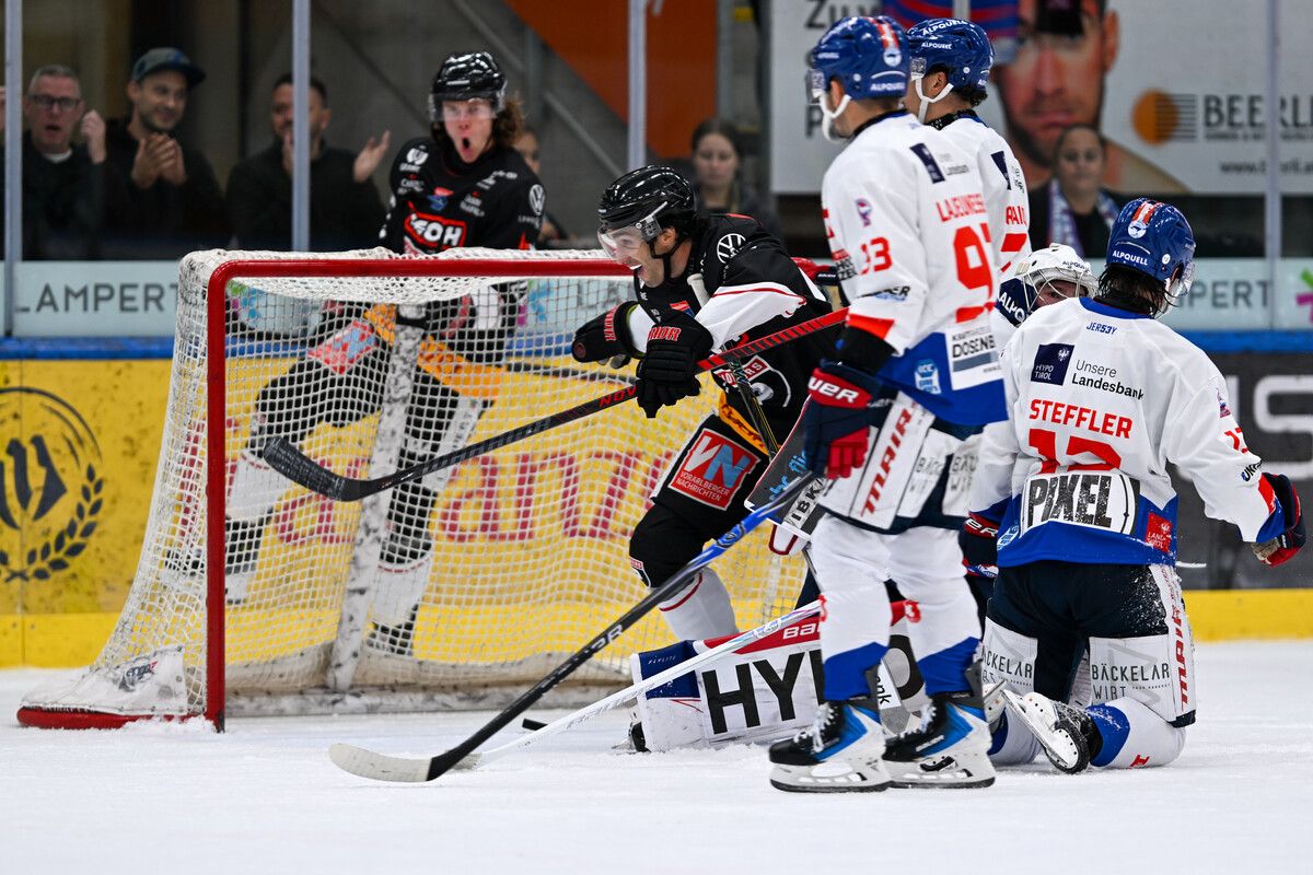 Im ersten Saisonduell Mitte September gegen die Innsbrucker Haie mussten sich die Pioneers Vorarlberg mit 2:3 geschlagen geben.⇒GEPA