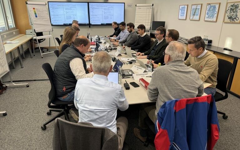 In der Einsatzzentrale wurden die Aufgaben für die Blackout-Übung verteilt. ⇒VOL.AT/Waanders