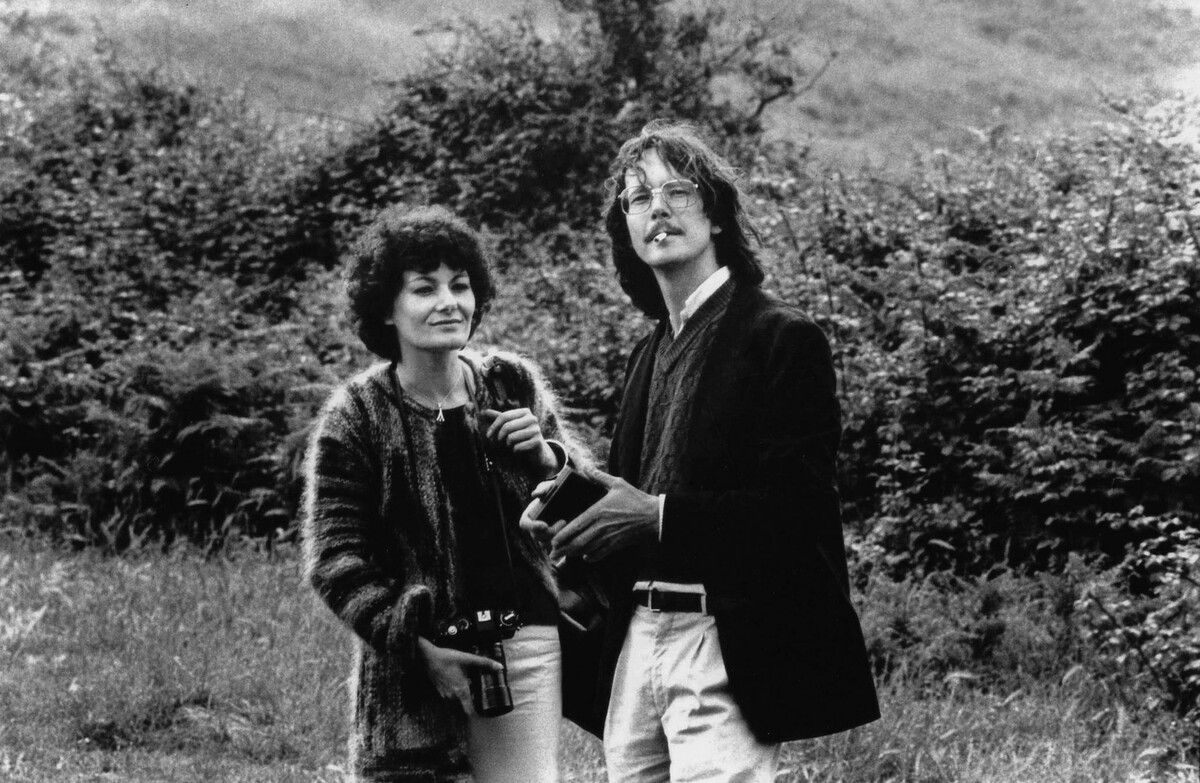 Isolde Ohlbaum und Peter Handke in Tusculum bei Rom im Jahr 1977. ⇒⇒Digne Meller Marcovic