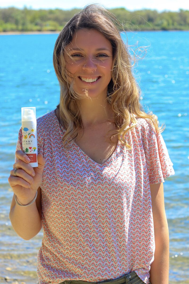 Johanna Mierzwiack konnte mit ihrer Repair-Lotion überzeugen.⇒biab