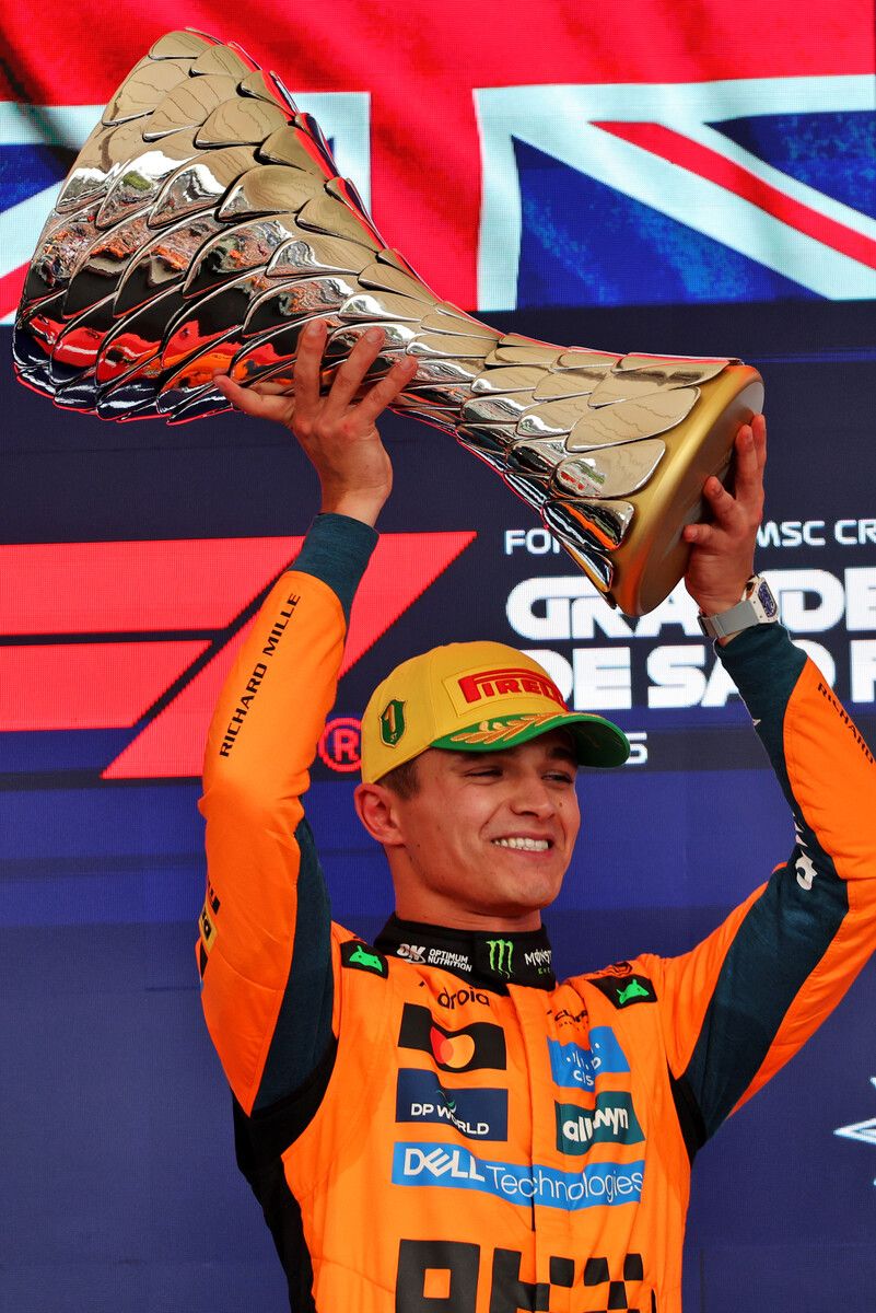 Lando Norris steht vor dem Gewinn des Formel-1-Titels.⇒APA