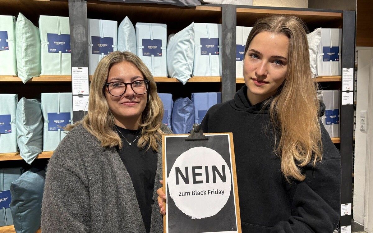 Lena und Konstanze von Mary Rose sprechen sich bewusst gegen Impulskäufe aus.⇒VN