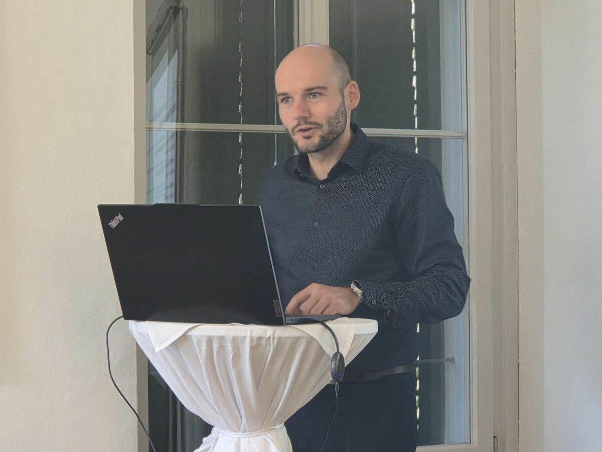 Musikwissenschaftler Bernhard Achhorner gab Einblicke in die Geschichte der Blasmusik.