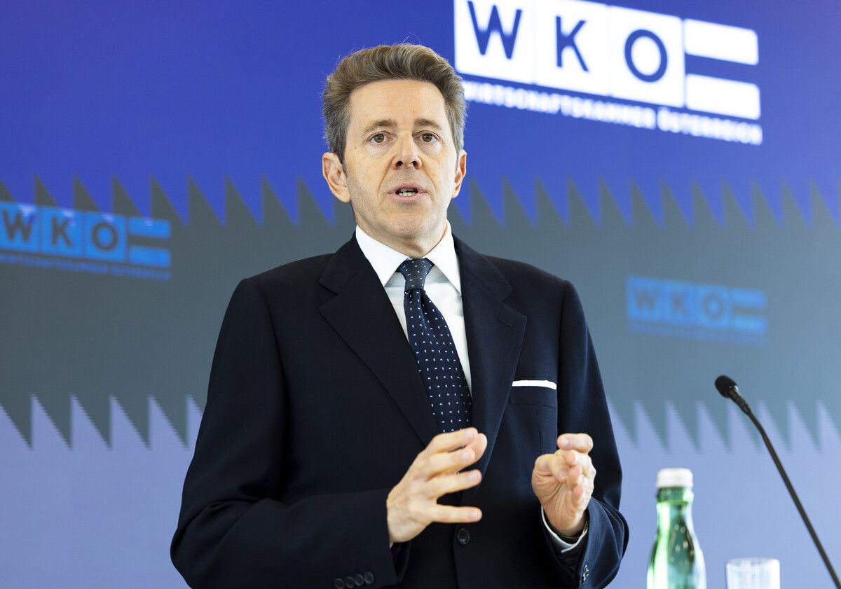 Nachdem Harald Mahrer in der WKÖ ein PR-Desaster nicht abwenden konnte, legt er seinen Job als Nationalbankpräsident nieder.⇒APA/T. STEINMAURER