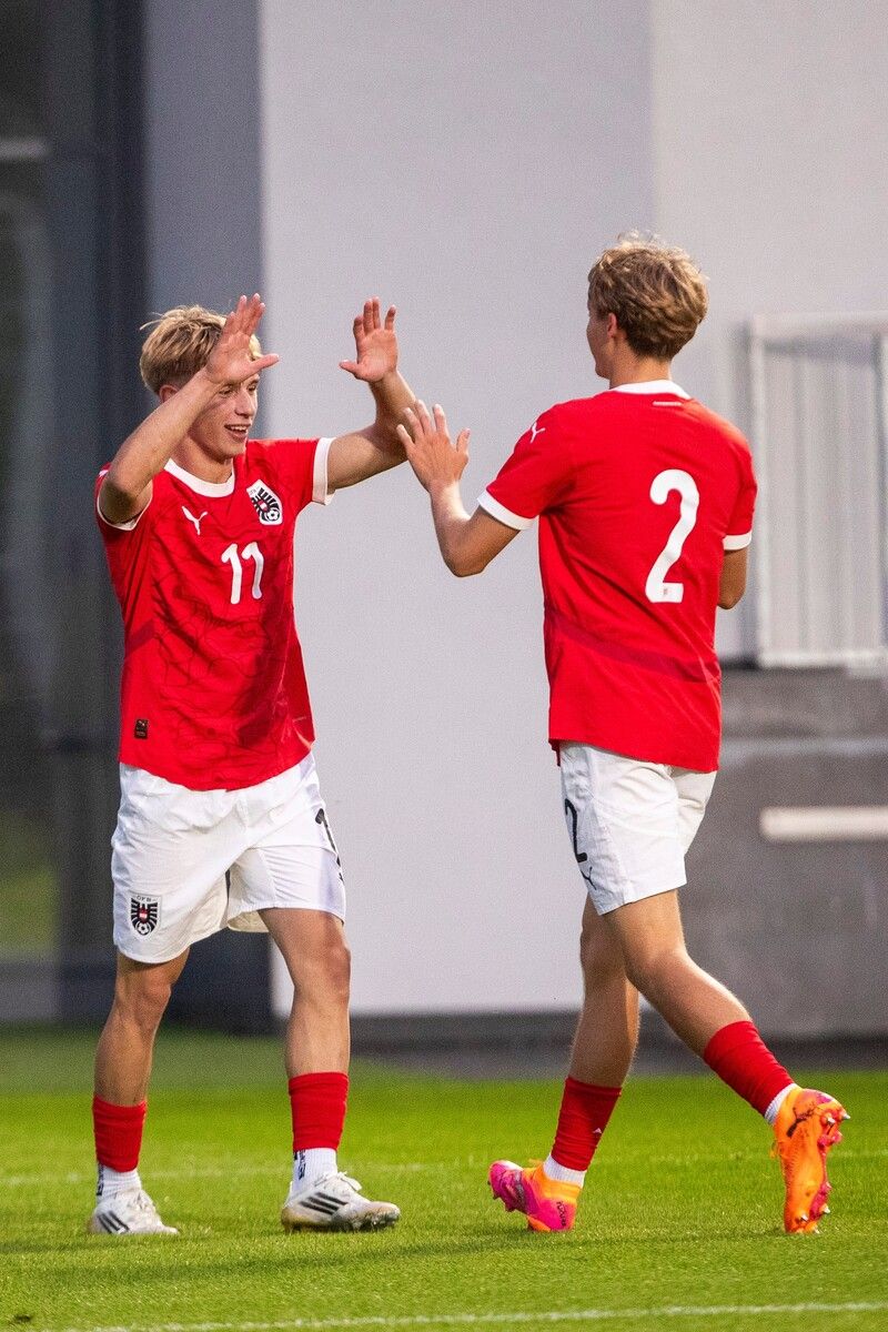 Österreichs U17-Nationalteam steht in der K.o.-Phase der Weltmeisterschaft.⇒gepa