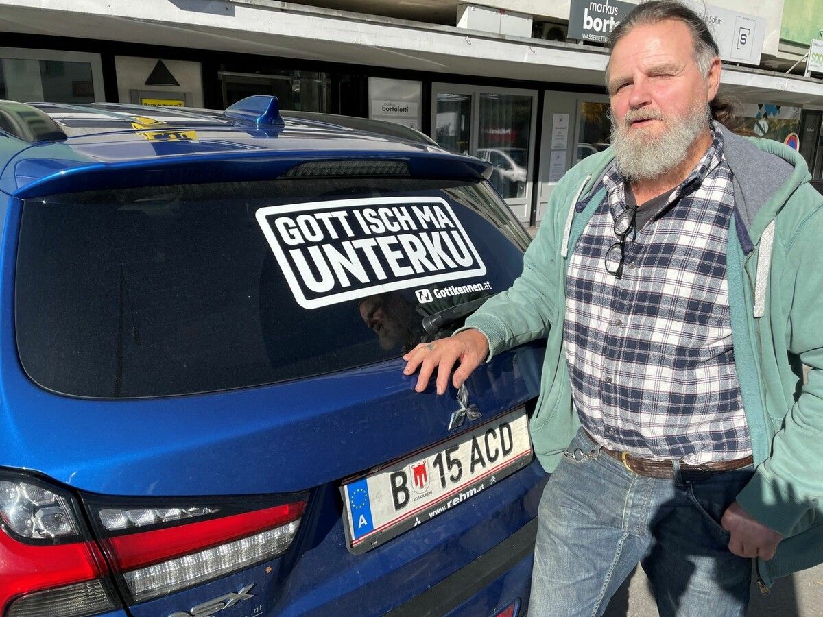 Raimund Brüstle ist ein tiefgläubiger Mensch. Das zeigt er auch ganz offen.⇒ kum