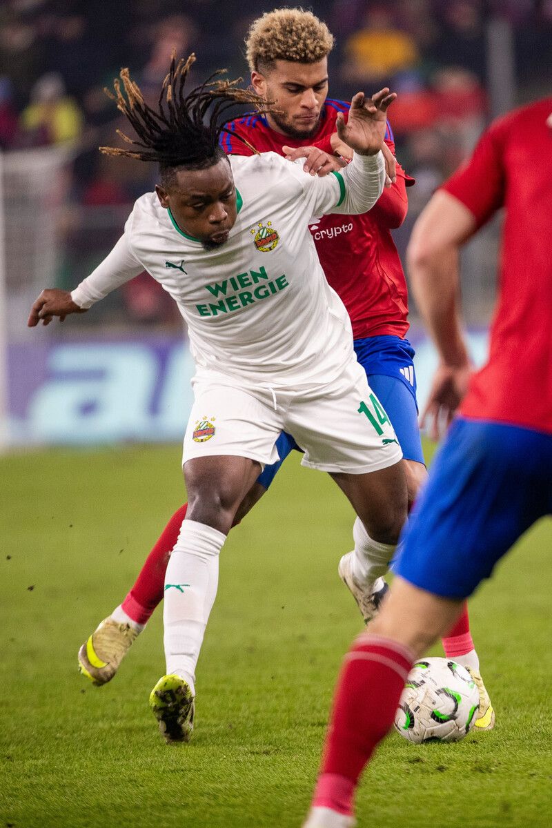 Rapids Martin Ndzie und Co. kamen bei Rakow schwer unter die Räder.⇒gepa