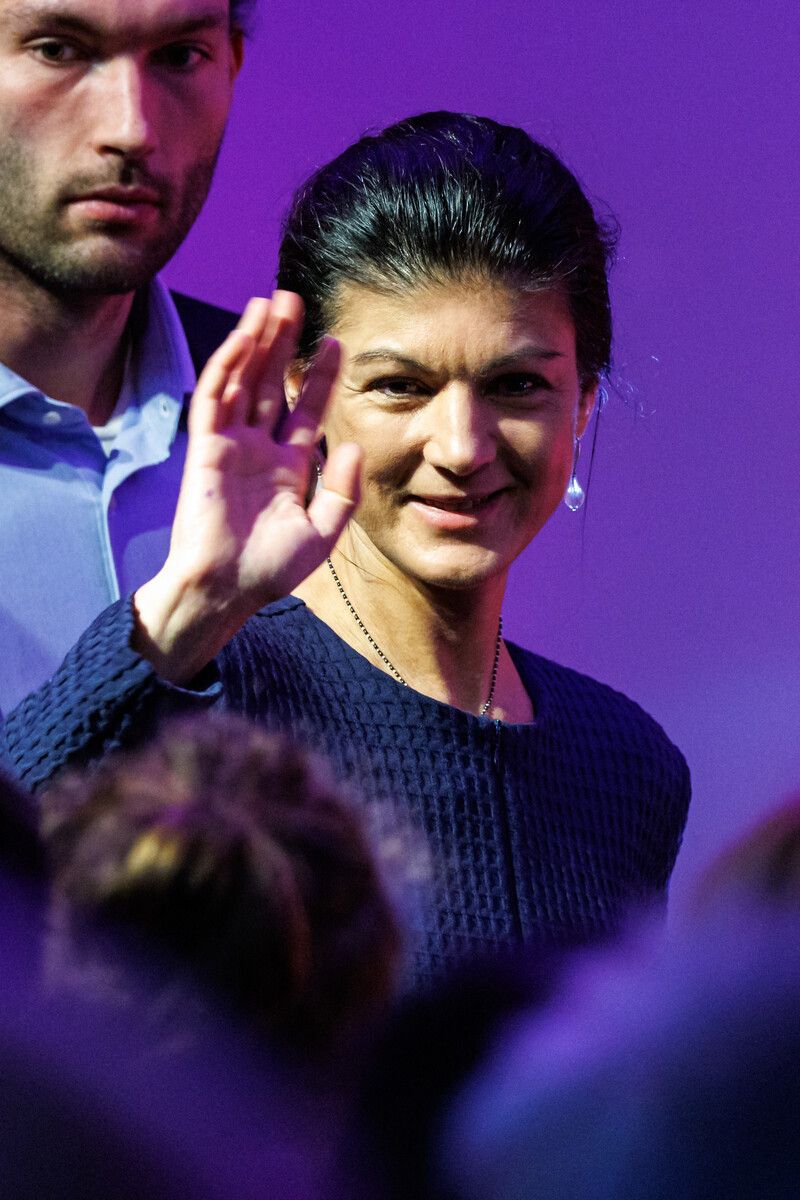 Sahra Wagenknecht zieht sich vom Vorsitz zurück.⇒AFP