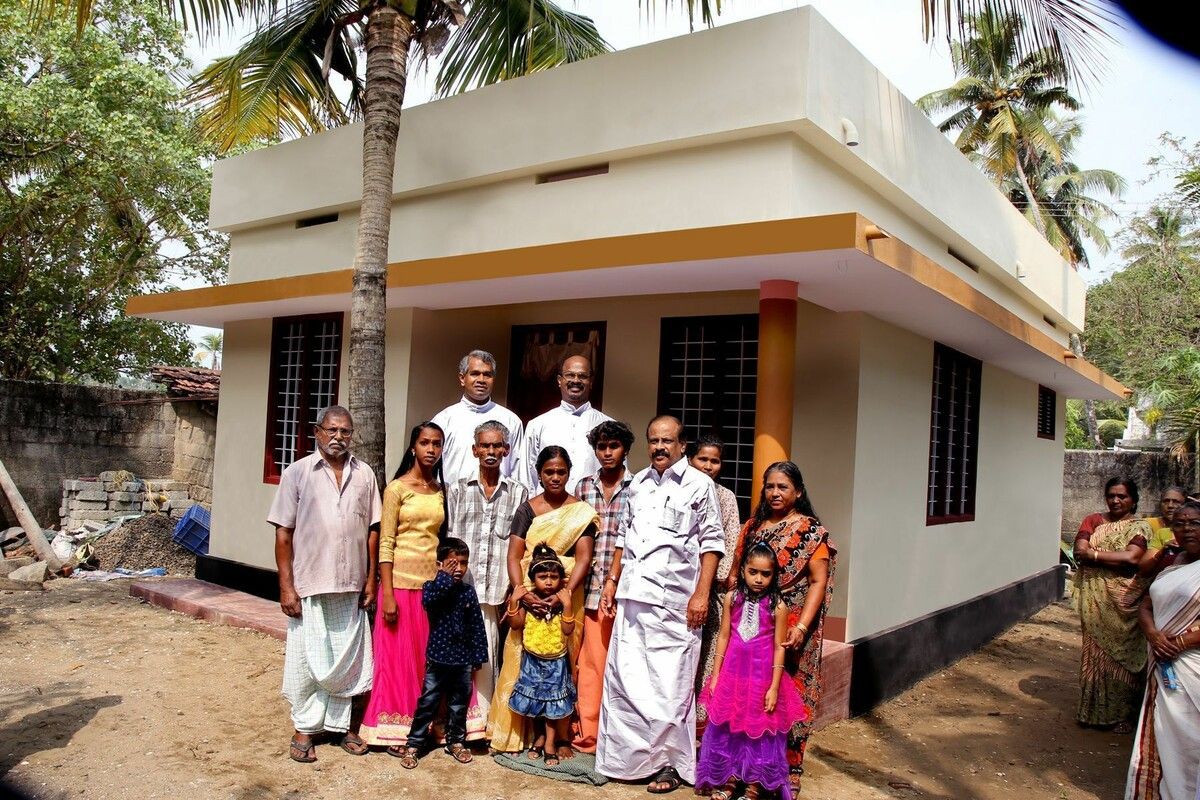 Spenden aus Vorarlberg ermöglichen sichere Häuser für Familien in Indien.⇒