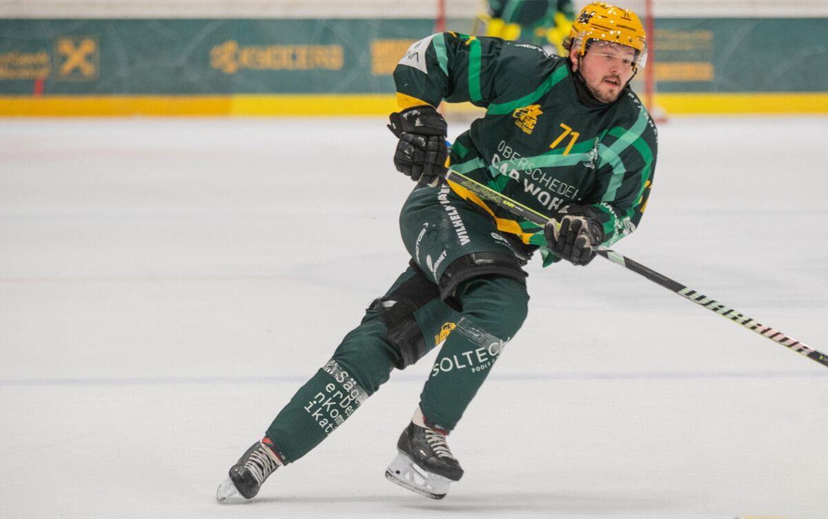 Timo Demuth erzielte gegen Kundl das 1:0 und möchte sich auch gegen Wattens in die Scorerliste eintragen. ⇒EHC