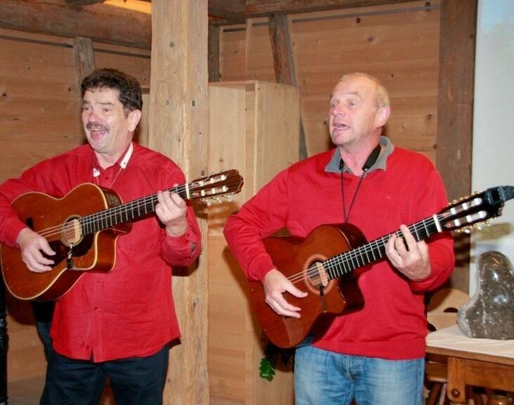 Unvergesslich: Uli Troy (r.) mit „Zündschnur“ Hermann Stadelmann. Viele Jahre ein echtes Kultduo. ⇒STP