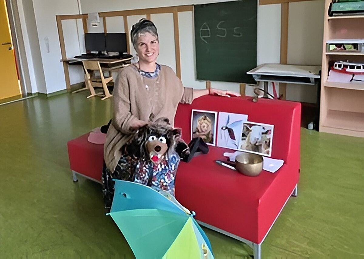 Volksschullehrerin Heidi Sutterlüty auf Herzschlau-Tour. ⇒Heidrun Joachim (2)