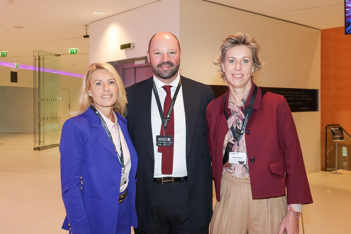 WKV-Vizepräsidentin Petra Kreuzer, Anton Gustav Birnbaum (JDL) und Carina Pollhammer (Spar).