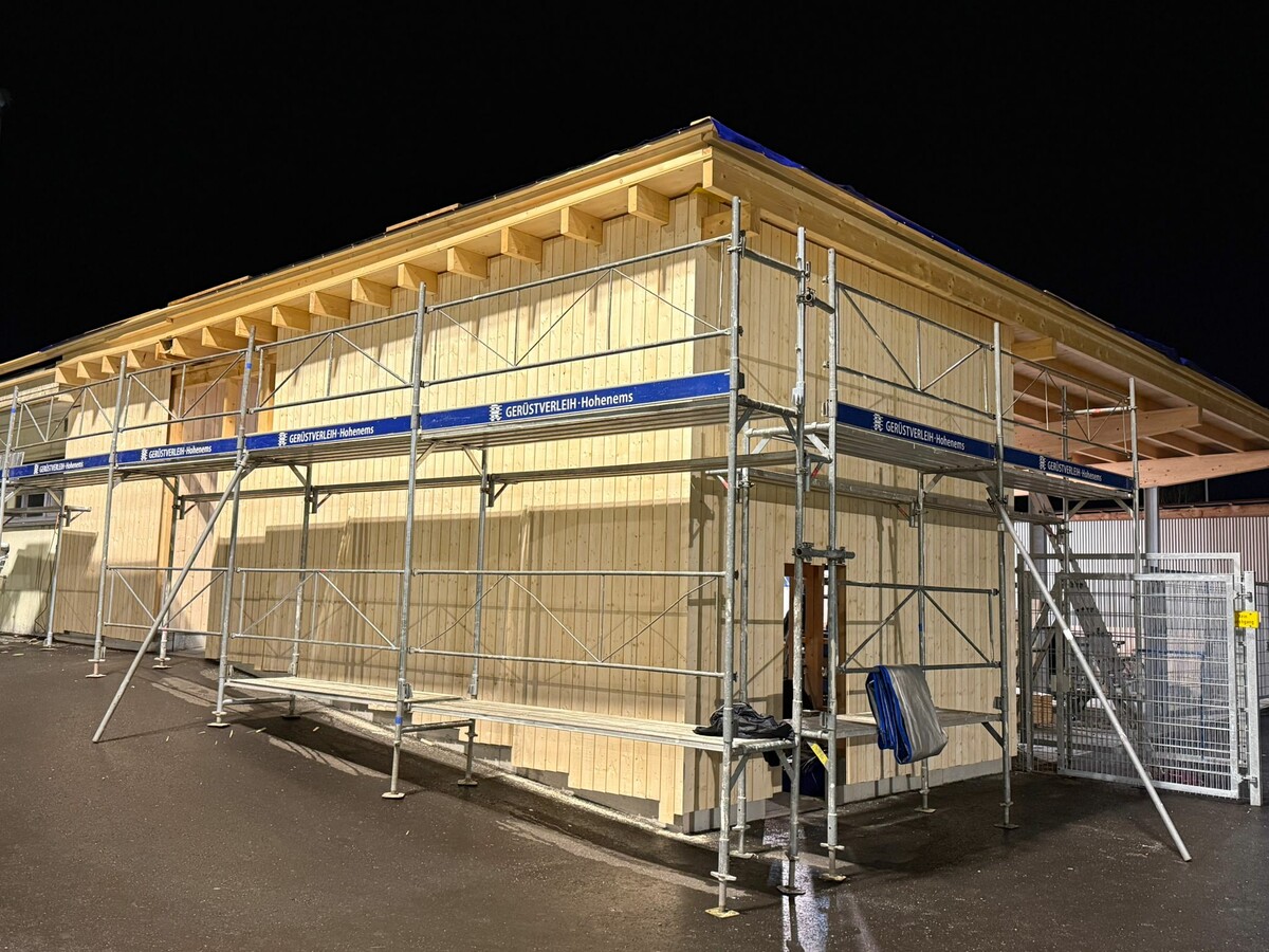 Auch baulich geht es beim VfB Hohenems voran. ⇒VfB