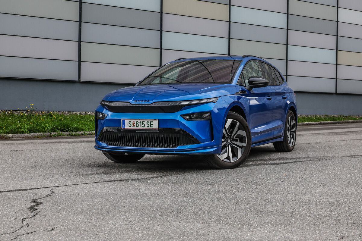 Aussehen gestrafft: Enyaq mit energischem Auftritt.