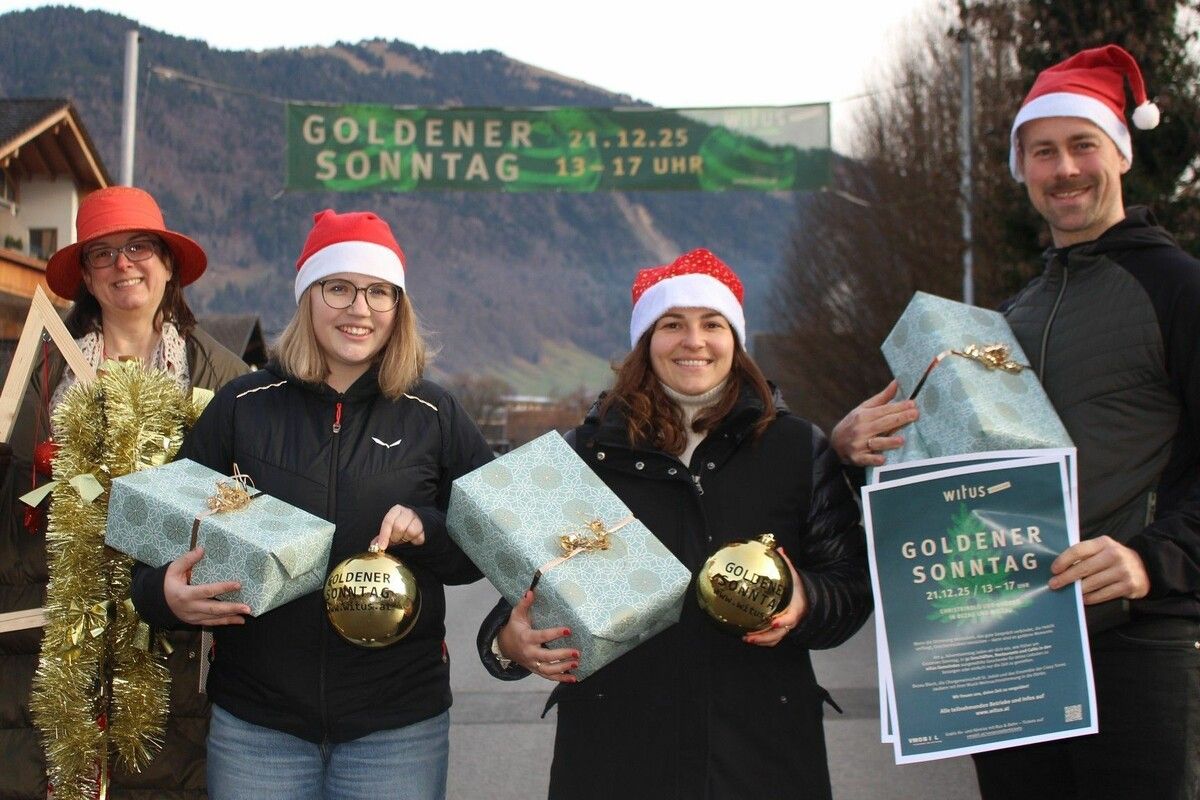 Bezau und Mellau laden am Sonntag, 13 bis 17 Uhr, zum stressfreien Shoppen am Goldenen Sonntag ein und bieten dazu ein vielfältiges Rahmenprogramm. ⇒Peter Strauss