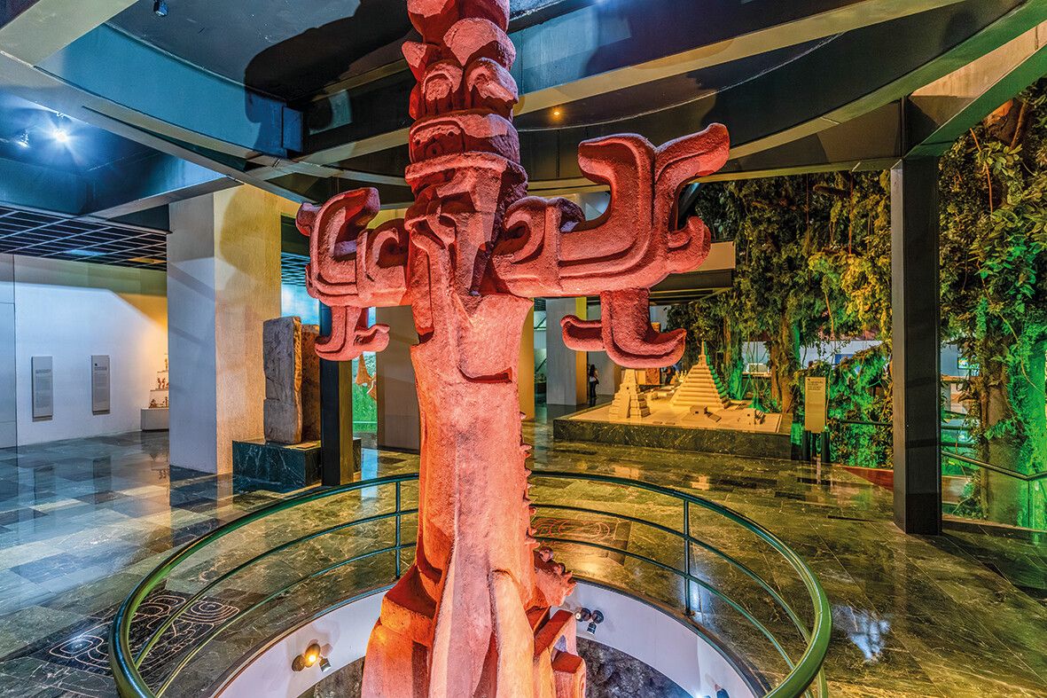 Das Museum erklärt die komplexen Mythen und Bauwerke der Maya.⇒Edelweiss/Loren Bedeli