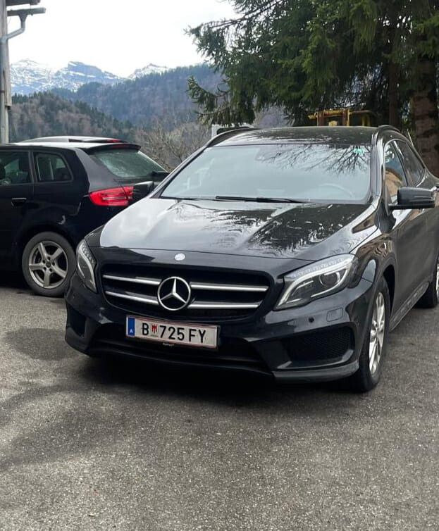 Das Paar teilt ganz bewusst ihr Auto öffentlich mit klar ersichtlichem Kennzeichen. In der Hoffnung, dass es gefunden wird. ⇒zVg