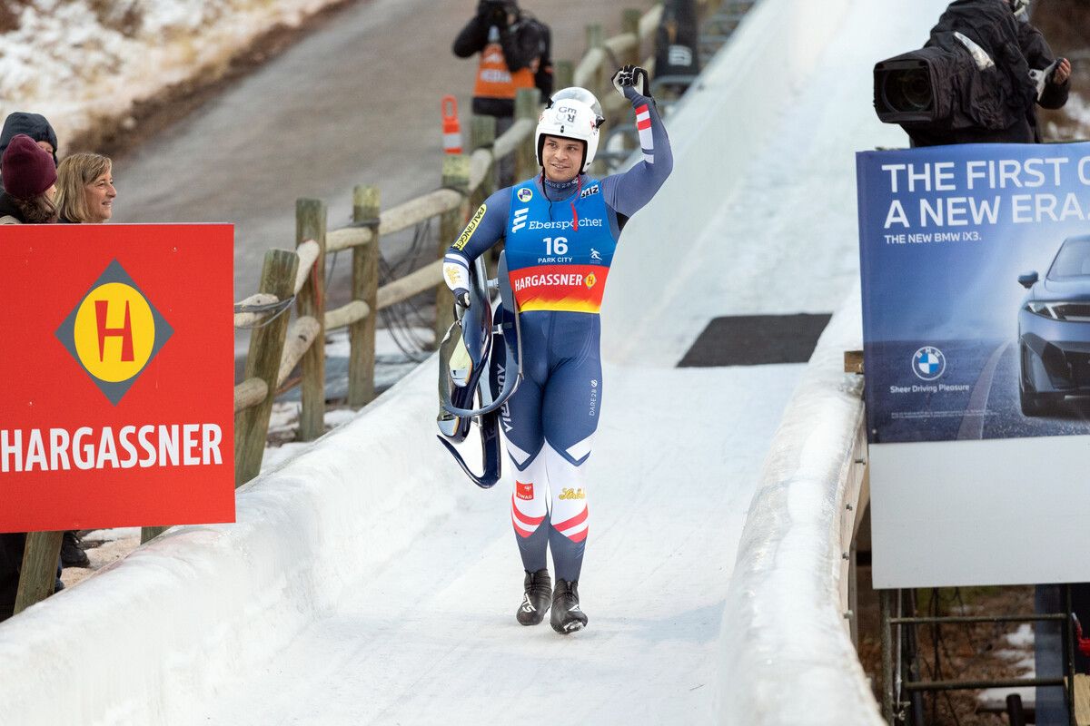 Der Bludenzer Jonas Müller befindet sich aktuell in richtig starker Form und holte den Weltcupsieg in Park City.⇒Kristen/FIL