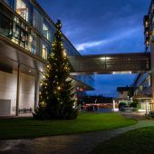 Sternstunde vor dem ­Dornbirner Krankenhaus