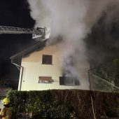 Seniorin vor den Flammen gerettet