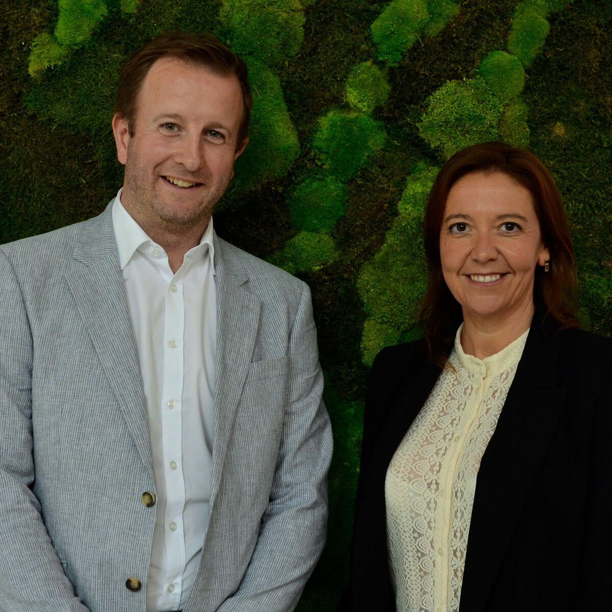 Die Immobilienexperten Christian Hagspiel und Martina Hirsch.⇒s Real