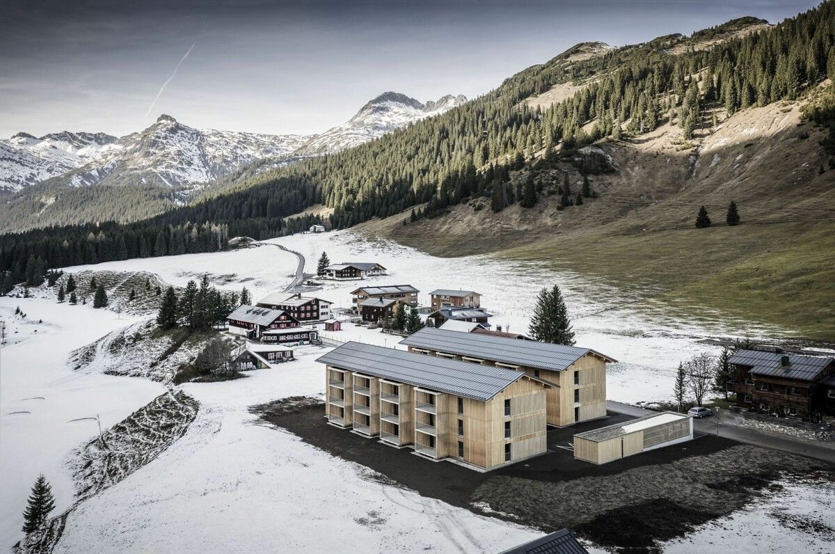 Die neue Wohnanlage der Vogewosi in Lech. ⇒vogewosi (2)