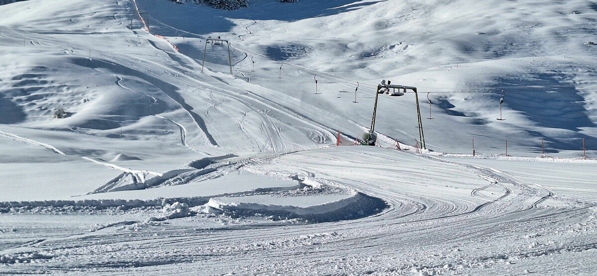 Die Pisten sind bereits jetzt perfekt präpariert.⇒ Stadt Hohenems