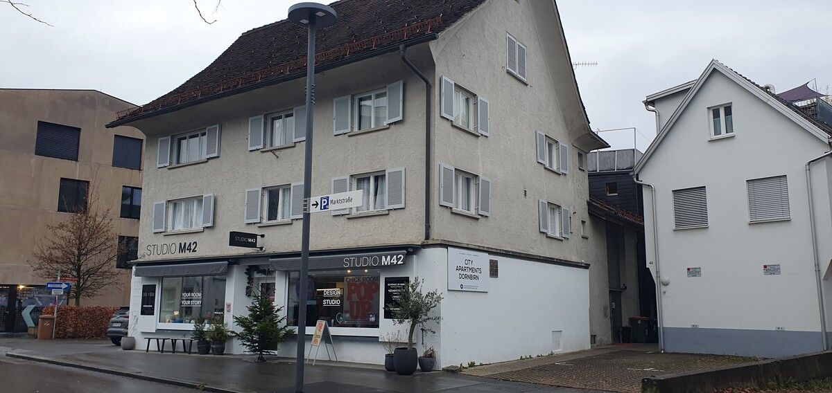 Dieses Gebäude in Dornbirn soll Mitte Jänner 2026 zwangsversteigert werden.⇒⇒WPA