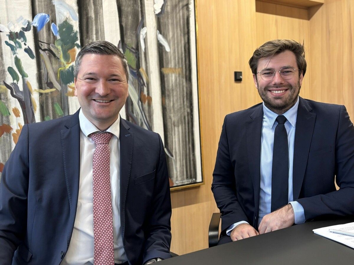 Dominik Bischof (l.) und Lucas Zünd warnen: Wer dieses Jahr nicht handelt, könnte um sein Wegerecht umfallen. ⇒VN/Rauch